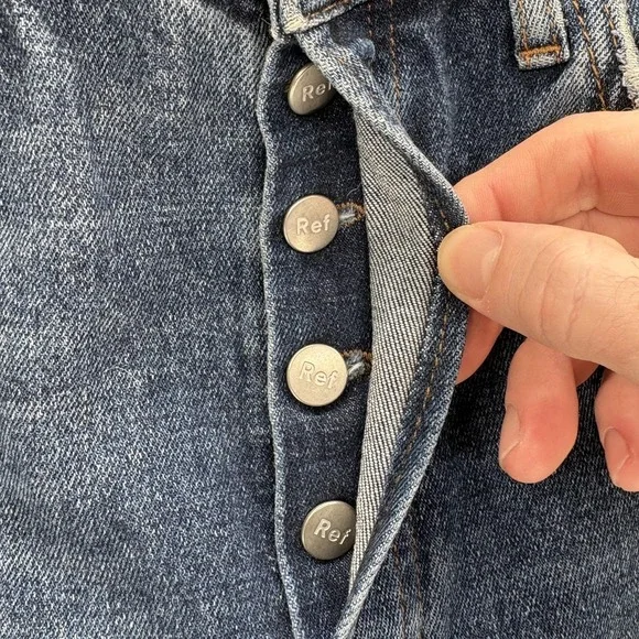 Reformation Serena High Rise Skinny Jeans Womens 26 Blue Stretch Denim Kasai - Picture 5 of 15